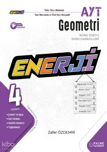 Palme YKS AYT Enerji Geometri Konu Özetli Soru Fasikülleri (4 Fasikül)