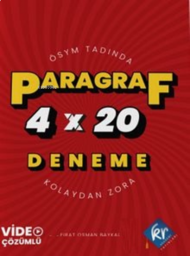 Paragraf;4x20 Deneme Video Çözümlü