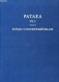 Patara 4.1 Patara Unguentariumları