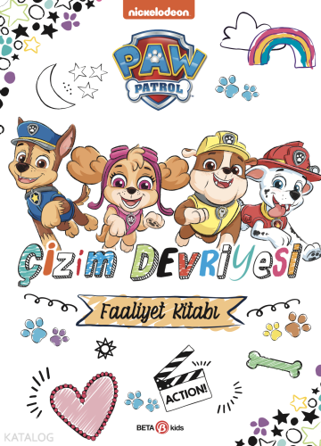 Paw Patrol Çizim Devriyesi Boyama Kitabı;Çizim Devriyesi