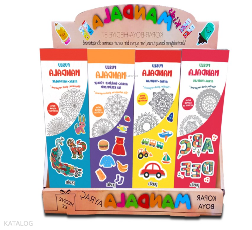 Puslu Mandala Ayraç - Çocuk Set
