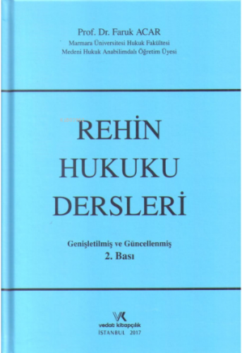 Rehin Hukuku Dersleri