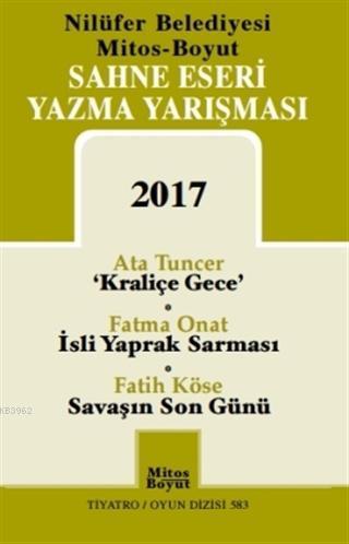 Sahne Eseri Yazma Yarışması 2017