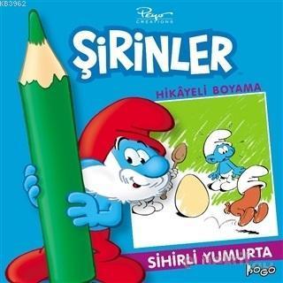 Sihirli Yumurta Hikayeli Boyama - Şirinler