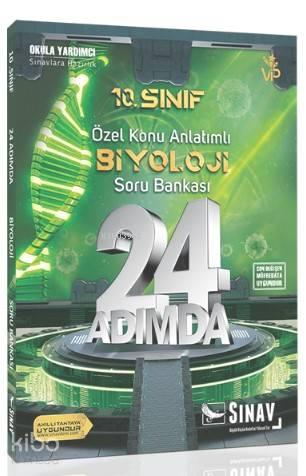 Sınav Dergisi Yayınları 10. Sınıf Biyoloji 24 Adımda Özel Konu Anlatımlı Soru Bankası Sınav Dergisi
