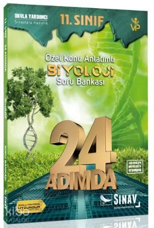 Sınav Dergisi Yayınları 11. Sınıf Biyoloji 24 Adımda Özel Konu Anlatımlı Soru Bankası Sınav Dergisi
