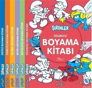 Şirinler Boyama Kitapları Seti (6 Kitap Takım)