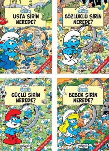 Şirinler Gizli Nesneleri Bul Seti (4 Kitap Takım)