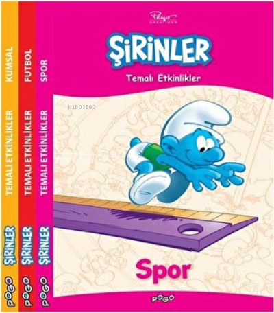 Şirinler Temalı Aktiviteler Seti (3 Kitap Takım)