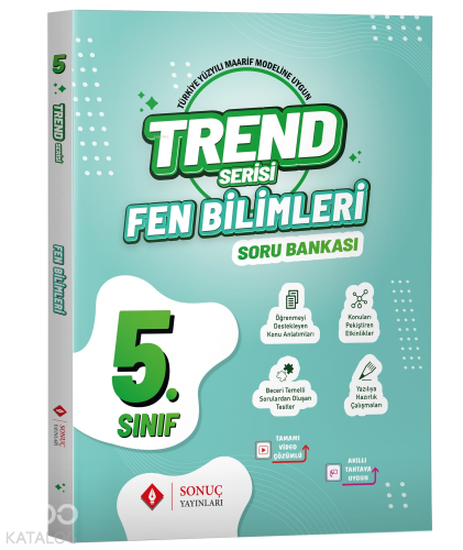 Sonuç Yayınları 5. Sınıf Fen Bilimleri Trend Serisi Soru Bankası