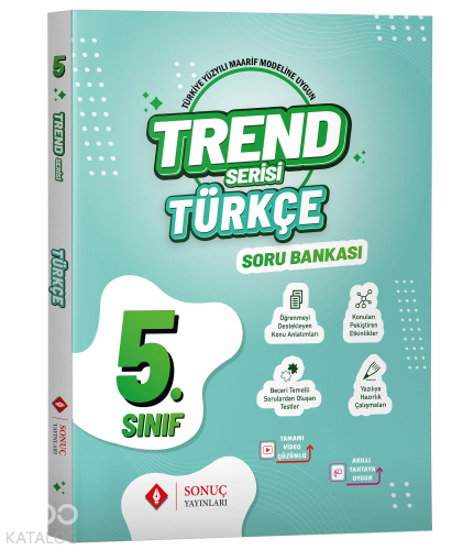 Sonuç Yayınları Trend Serisi 5.Sınıf Türkçe Soru Bankası