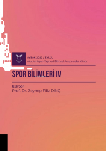 Spor Bilimleri IV( AYBAK 2022 Eylül )