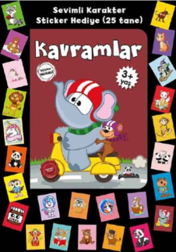 Stickerlı 3+ Yaş Kavramlar