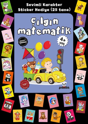 Stickerlı 4+ Yaş Çılgın Matematik