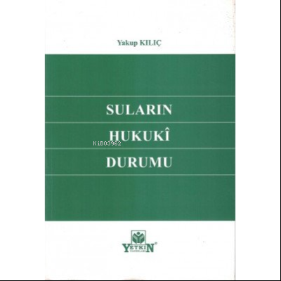 Suların Hukuki Durumu