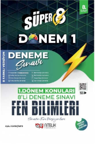 Süper 8 Fen Bilimleri 1.Dönem 8’li Deneme Sınavı