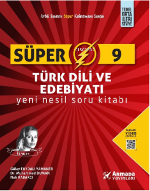 Süper 9 Türk Dili Ve Edebiyatı Yeni Nesil Soru Kitabı