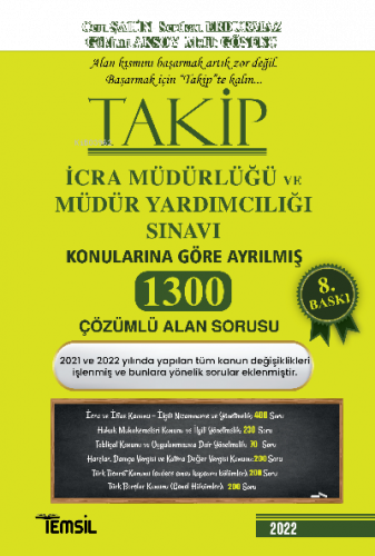 Takip İcra Müdürlüğü ve Müdür Yardımcılığı Sınavı Soru Bankası