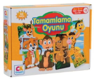 Tamamlama Oyunu Okul Öncesi Oyun Seti +3 Yaş