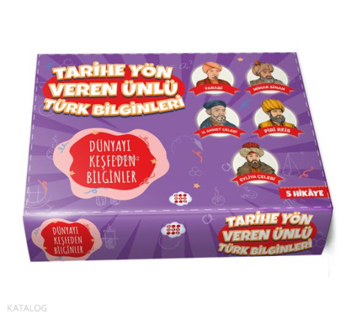 Tarihe Yön Veren Ünlü Türk Bilginleri - Dünyayı Keşfeden Bilginler (5 