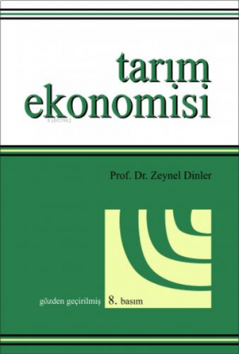 Tarım Ekonomisi Zeynel Dinler