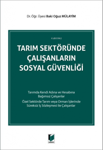 Tarım Sektöründe Çalışanların Sosyal Güvenliği