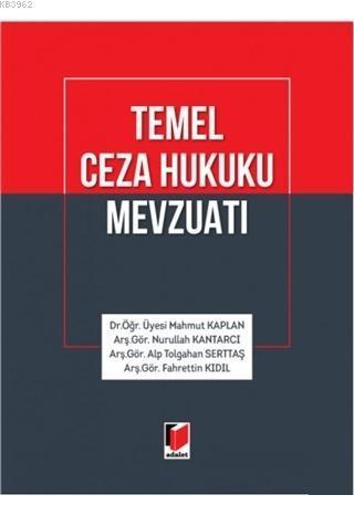 Temel Ceza Hukuku Mevzuatı