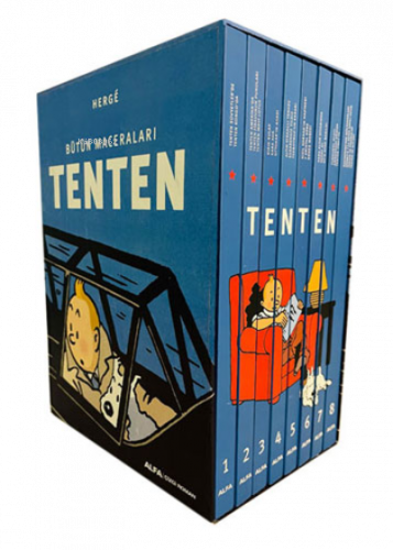 Tenten - 8 Kitap Takım (Ciltli - Kutulu)