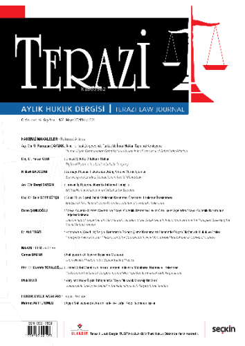 Terazi Aylık Hukuk Dergisi Sayı: 177 Mayıs 2021