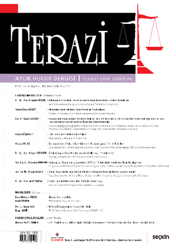 Terazi Aylık Hukuk Dergisi Sayı: 178 Haziran 2021