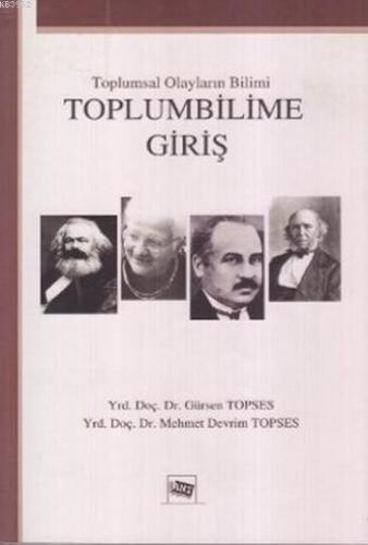 Toplumbilime Giriş