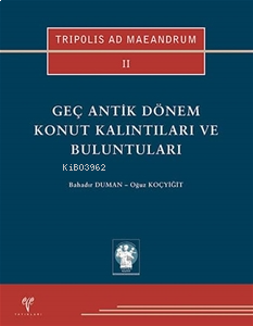 Tripolis Ad Maeandrum II;Geç Antik Dönem Konut Kalıntıları ve Buluntul