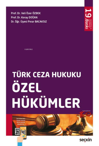 Türk Ceza Hukuku Özel Hükümler
