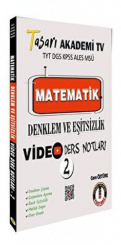 TYT DGS KPSS ALES MSÜ Matematik Denklem Eşitsizlik Video Ders Notları 