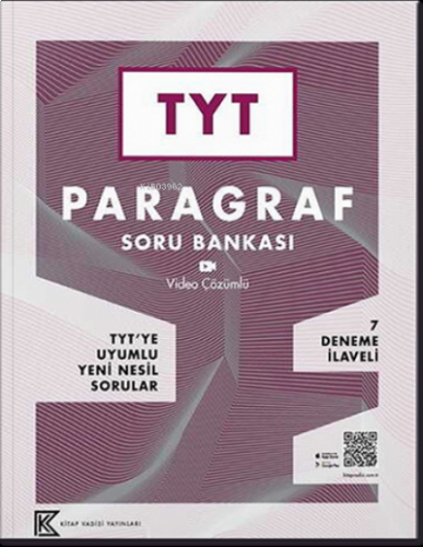 TYT Paragraf Soru Bankası Kitap Vadisi