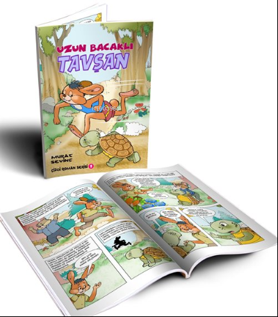 Uzun Bacaklı Tavşan (Oku ve Boya - Çizgi Roman)