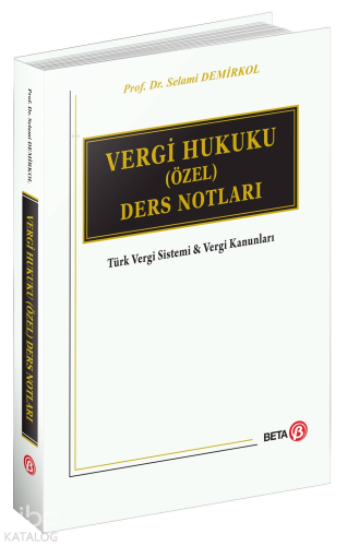 Vergi Hukuku (Özel) Ders Notları