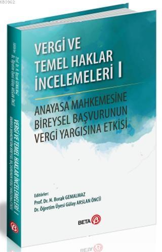 Vergi ve Temel Haklar İncelemeleri 1