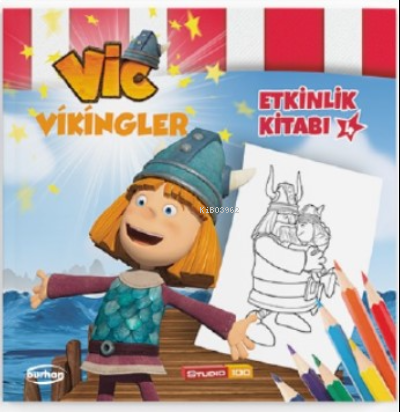 Vikingler Etkinlik Kitabı 4 / Boya Yaz Çiz Bul