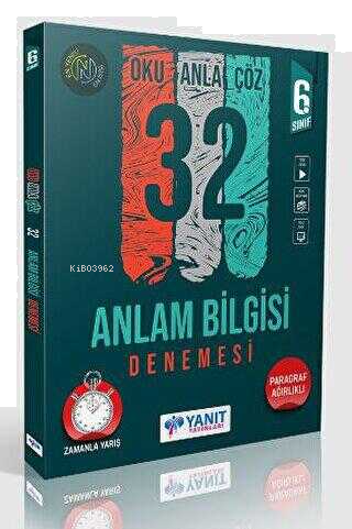 Yanıt Yayınları 6. Sınıf Anlam Bilgisi 32 Deneme