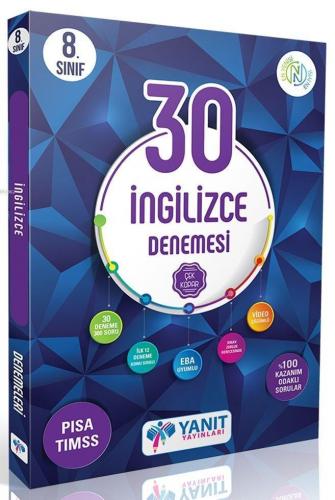 Yanıt Yayınları 8. Sınıf LGS İngilizce 30 lu Branş Denemesi Yanıt