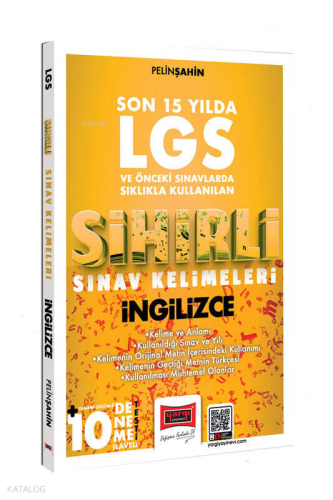 Yargı Yayınları 8.Sınıf LGS Son 15 Yılda Sıklıkla Kullanılan Sihirli Sınav Kelimeleri İngilizce