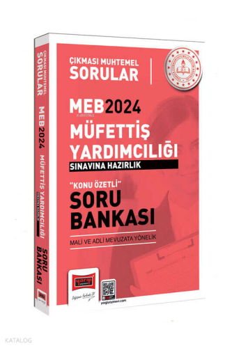 Yargı Yayınları Çıkması Muhtemel MEB Müfettiş Yardımcılığı Sınavlarına Hazırlık Konu Özetli Soru Bankası