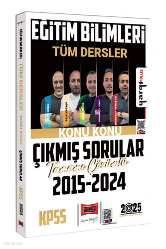 Yargı Yayınları Kpss Eğitim Bilimleri Tüm Dersler ;Tamamı Çözümlü Konu Konu Çıkmış Sorular