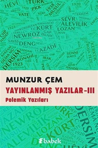 Yayınlanmış Yazılar -3