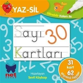 Yaz-Sil Sayı Kartları