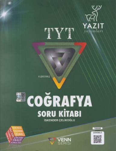 Yazıt Venn Serisi Yks Tyt Coğrafya Soru Kitabı *Yeni*