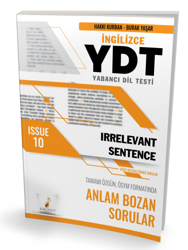 YDT İngilizce Irrelevant Sentence Issue 10