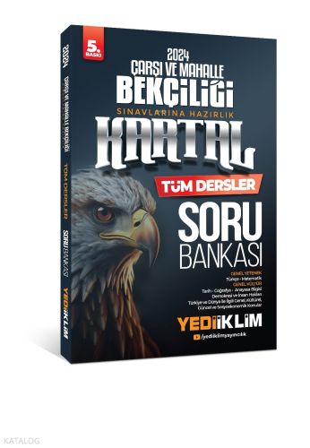Yediiklim Yayıncılık Çarşı Ve Mahalle Bekçiliği Sınavlarına Hazırlık Kartal Tüm Dersler Soru Bankası