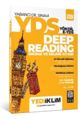 YÖKDİL Deep Reading Okuma ve Kelime Kitabı